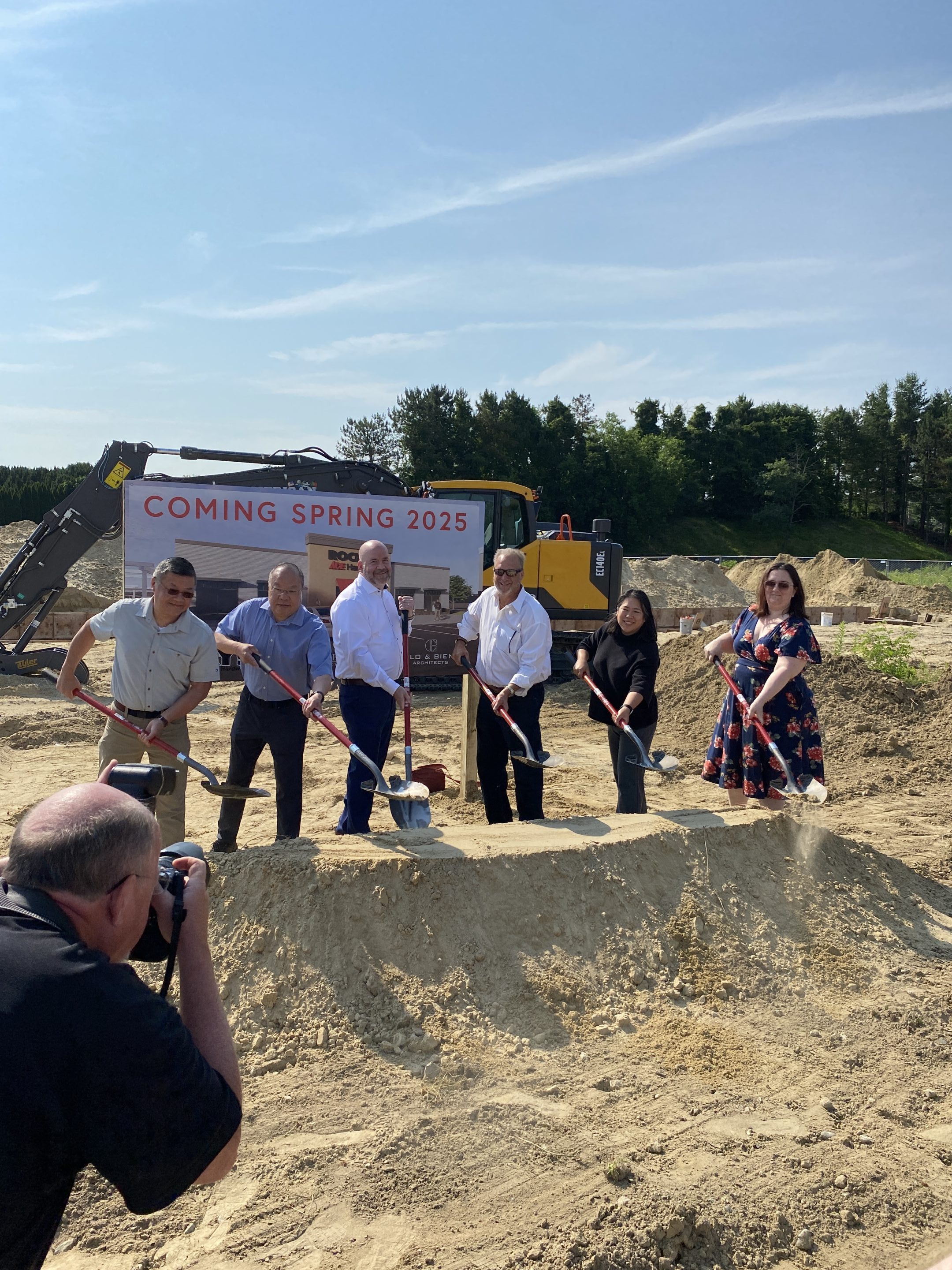 Groundbreaking on expanded store in South Hadley