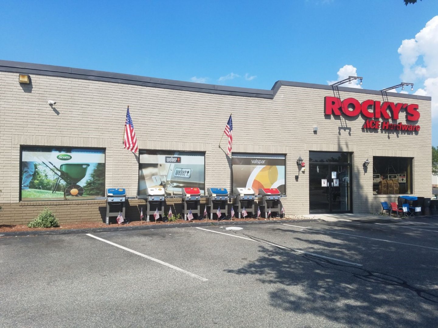 Flags for heroes: Rocky’s Ace Hardware matches every flag giveaway with a tribute to veterans